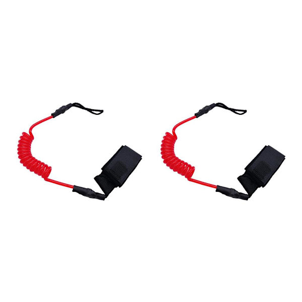 1/2/3/5 Raft Stretch Rep med Elastiskt koppel Pålitlig och Red 45cm 2PCS