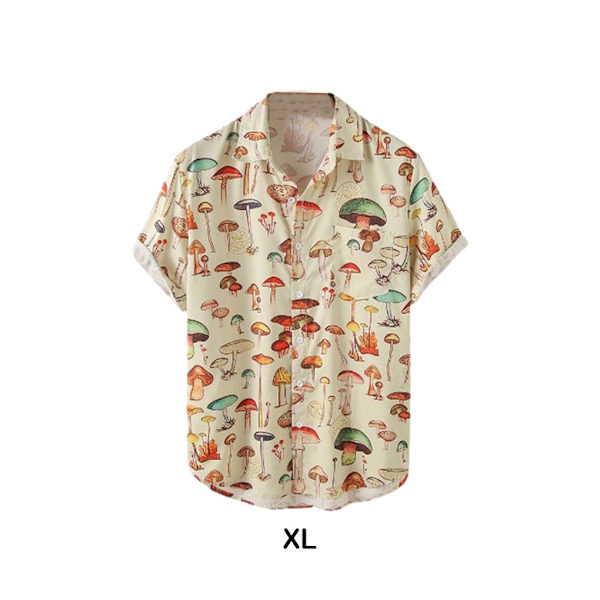 1/2/3 Fahionable och eleganta män Hawaiian hirt För sommarstranden XL 1Set