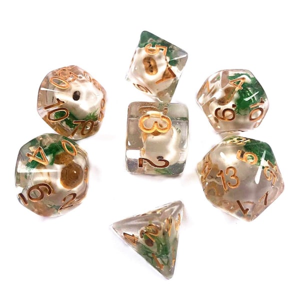 1/2/3/5 7 bitar polyedriska tärningar Set rollspelstärningar för 1Set