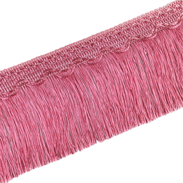 Polyester Eleganta fransar för tofs för sömnad och sömnad Gaudy pink 23