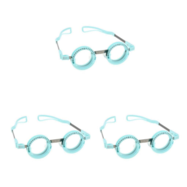 1/2/3/5 vuxen optisk provlinsram Glasögonoptometri Blue 70mm 3Set