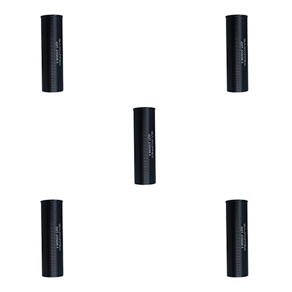 1/2/3/5 Sadelstolpe i aluminiumlegering 100 mm lång ombyggnad 27.2 to 28.6 5PCS