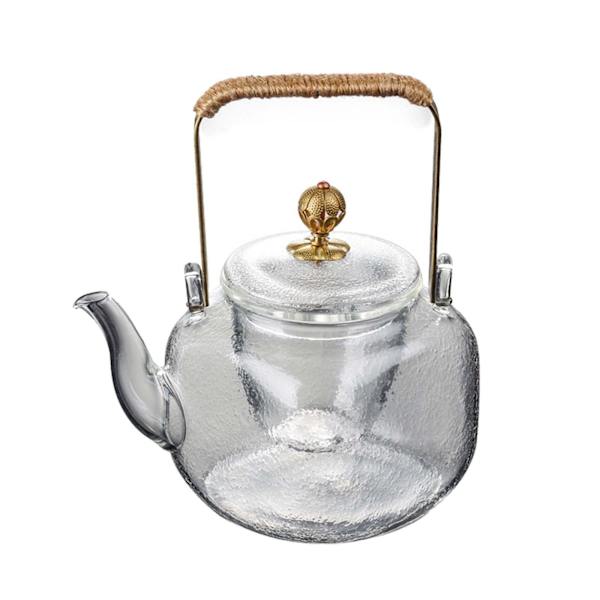 1/2/3/5 Tebryggare set med silglas för tebryggare White Square boiled teapot 1 Pc