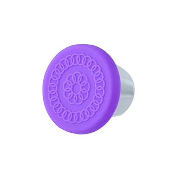 1/2/3/5 Wide Steel Cup Dressing Container Seal Salladsdressing purple lid 2PCS