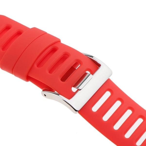 1/2/3 hållbara armbandsur i gummi för För Suunto Ambit3 Silver Red 24mm 1 Pc