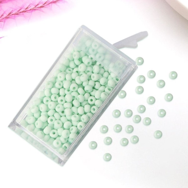 1/2/3/5 Beads DIY Smycken Retro Craft Kit Etniskt för hantverksmärke green 3mm 1Set