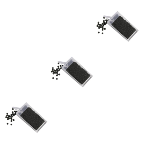 1/2/3/5 Beads DIY Smycken Retro Craft Kit Etniskt för hantverksmärke black 3mm 3Set