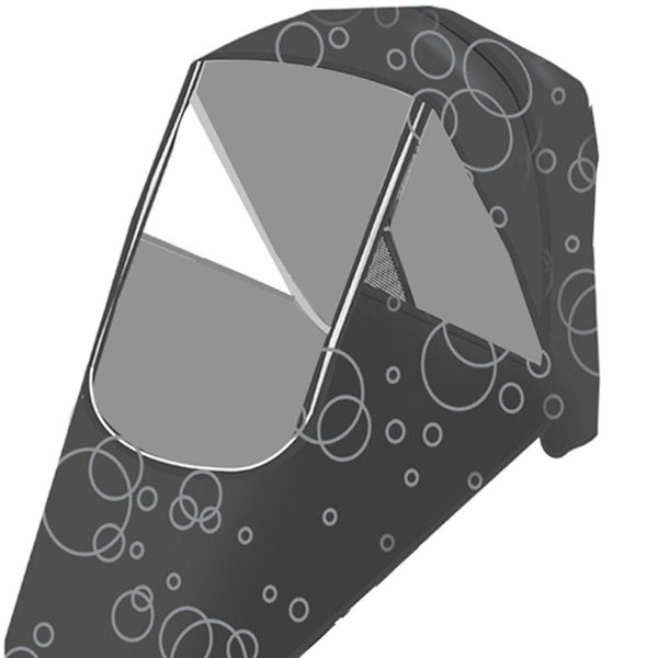 1/2 Regnskydd Buggy Cover Väder För Shield Blue 100x58x50cm 1Set
