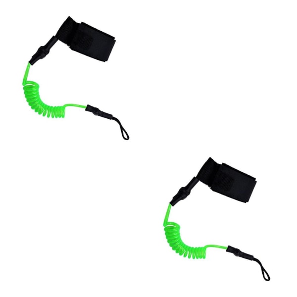 1/2/3/5 Raft Stretch Rep med Elastiskt koppel Pålitlig och Fluorescent Green 45cm 2PCS