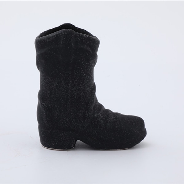 Creative Cowboy Boot Tändstickshållare Slitstark och vacker white
