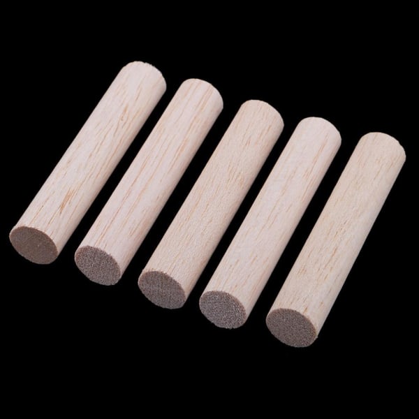 1/5 Balsa Wood Stick oavslutad DIY Woodworking Craft Modeling Wood 5 pcs 80mm 1 Pc