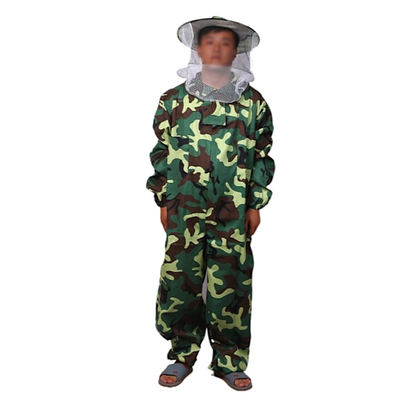 1/2 biodlingsdräkt Lätt och slitstark med universal passform green camo XL 2PCS