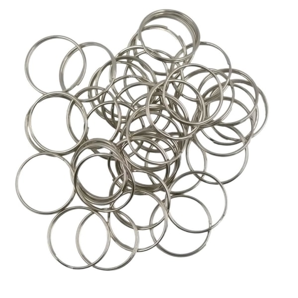 Lots 100 Double Loop Metal Split Open Jump Rings Connector