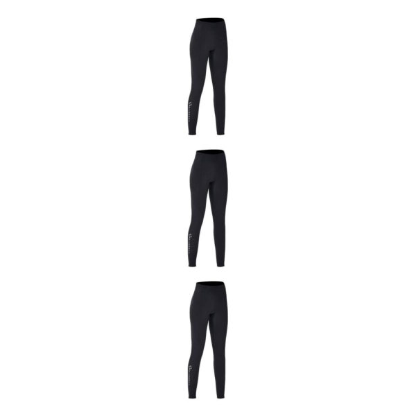 1/2/3 simdykarbyxor 2 mm neopren varm thermal våtdräkt Women S 3PCS