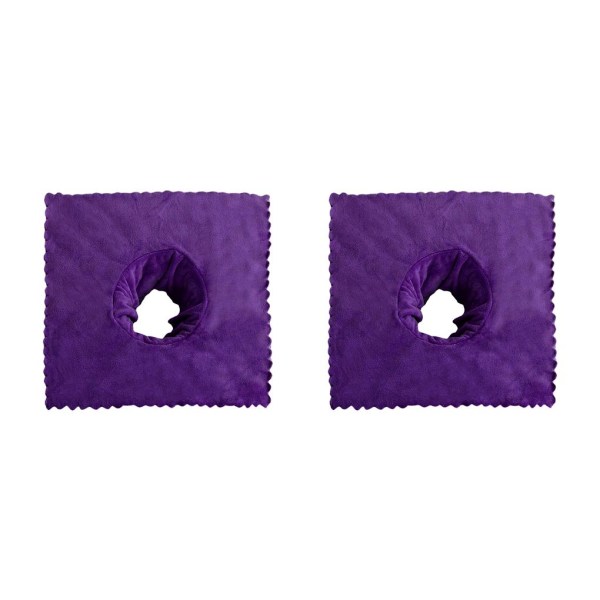 1/2/3/5 massagebordsskydd med andningshål 40x40 cm Dark Violet 2PCS