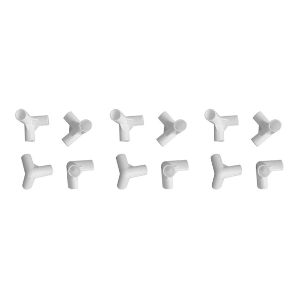 1/2/3 Reservdelar Fötter Hörn sätt Anslutning Intubation för 4pc 3PCS