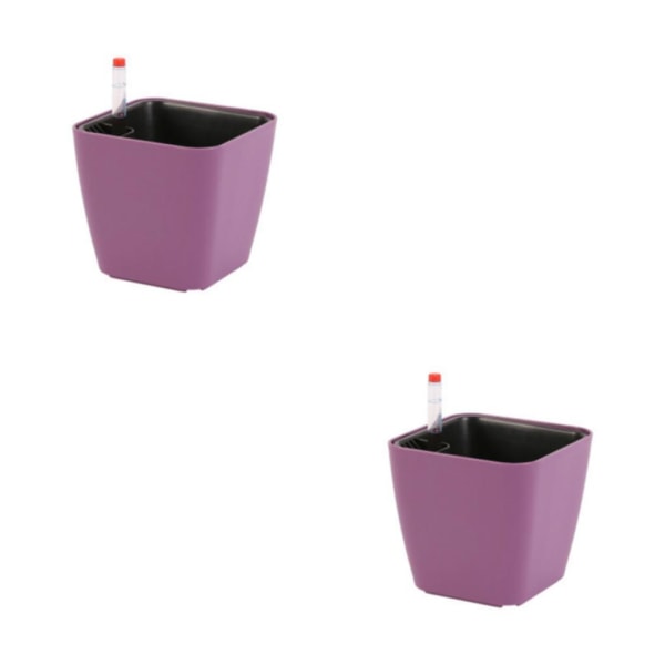 1/2/3 Snygg blomkruka Garden S Skönhet med innovativ växt purple 14*13 *10.5 2PCS