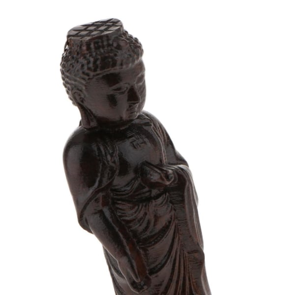 1/2/3/5 Trä Buddha Staty Staty Indien Staty Craft Ornament Sakyamuni 1Set