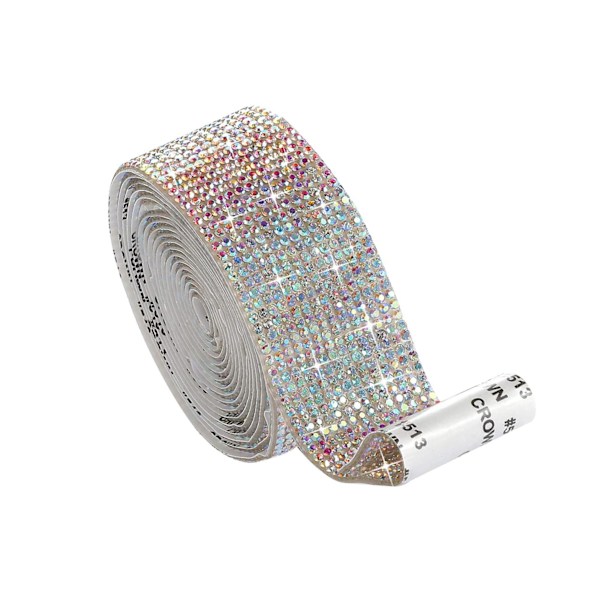 1/2/3/5 Självhäftande Crystal Rhinestone För Diamond Ribbon DIY Multicolor 1.4cm 1Set