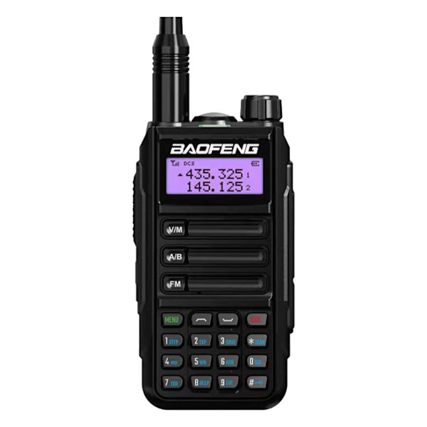 1/2 -16 Way Radio Radio Walkie Vattentät Tvåvägs Tvåvägsradio Black 1Set