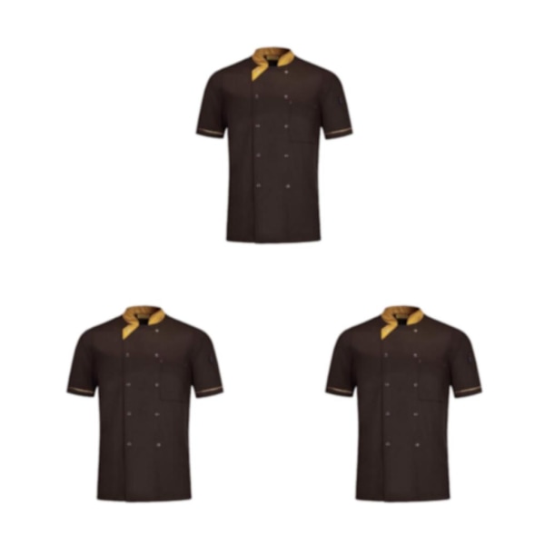 1/2/3 andningsbart tygspänneficka Slitstark färgfast - Coffee 4XL 3PCS