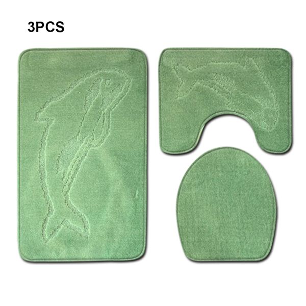 1/2 3pack/lot Halkfri Chenille Badmatta Lätt att installera PJ210611-B003 1Set