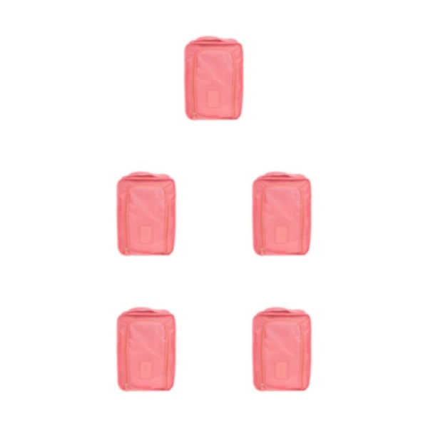 1/2/3/5 lätta skopåsar - Snygg och platsbesparande förvaring Pink 5PCS