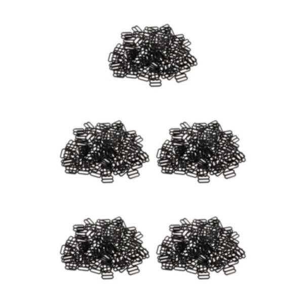 1/2/3/5 100 st Nylon BH-rem Spännen Sliders Krokar 8 Underkläder 12mm 5Set