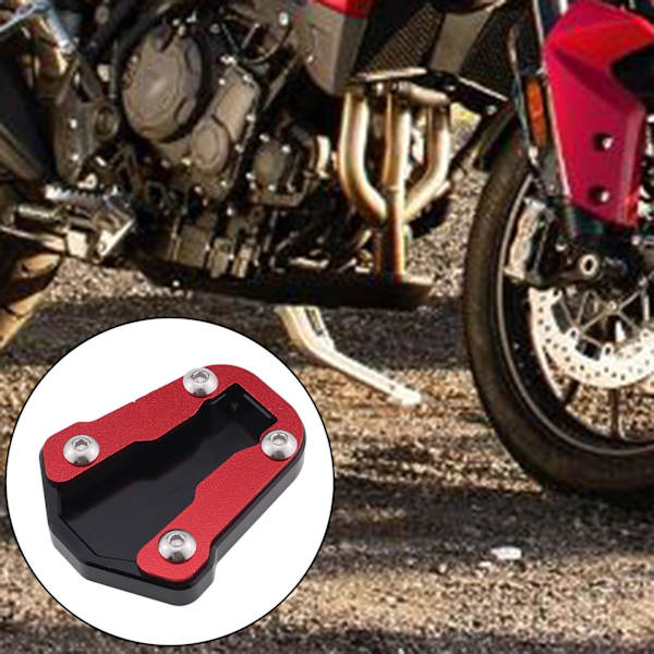 Kickstand Sidostödsförlängningsdyna För För HONDA CRF300L CRF300 Red