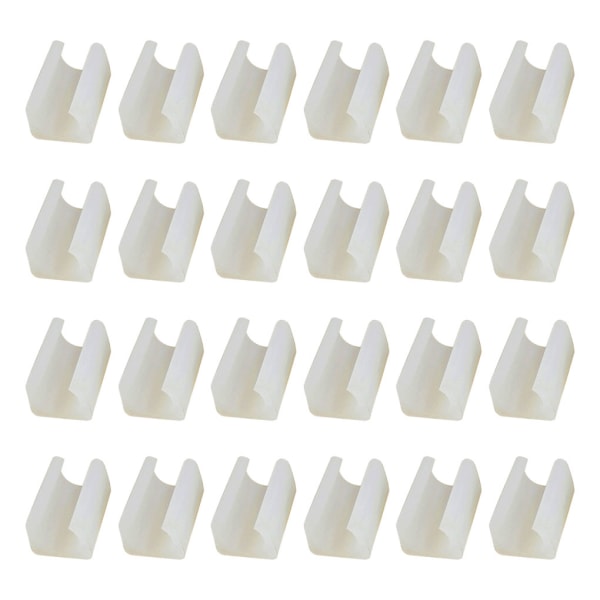 1/2/3/5 24st ABS slitstarka stolbenglidar för formade golv - white 14mm 1 Pc