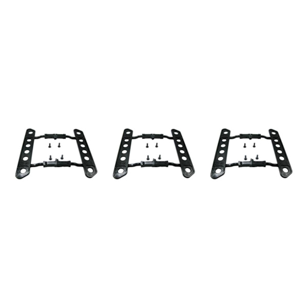 1/2/3/5 legering sidokollision Step Board pedaler för 1/10 axial Black 3Set