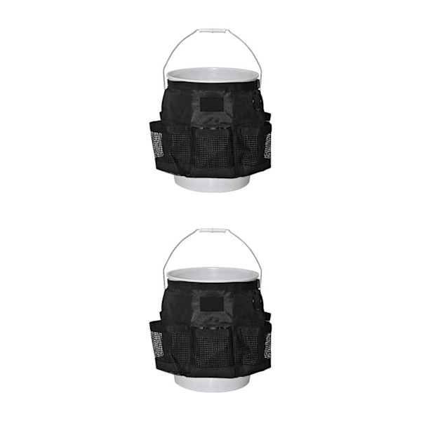 1/2/3 biltvätt hink Verktyg Organizer Fiske hink förvaringsväska 2PCS