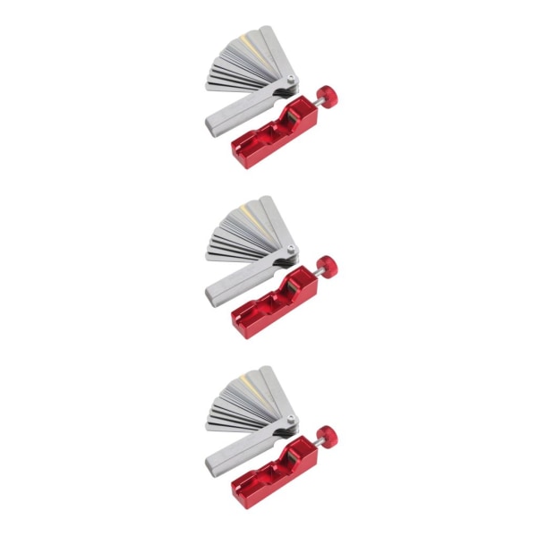 1/2/3/5 Bekväm och säker bilverktygssats för bil red Package feeler gauge 3PCS