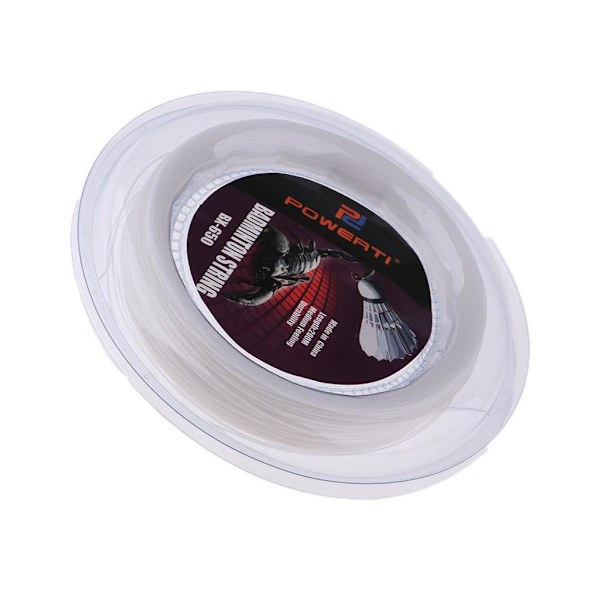 1/2/3 Smidig och slitstark Nylon Badminton Racket String Hög White 200m 1 Pc