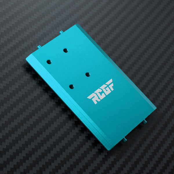 Aluminiumlegering Skid Plate Växellåda Montering För 1/10 Gen7 RC Bil Blue