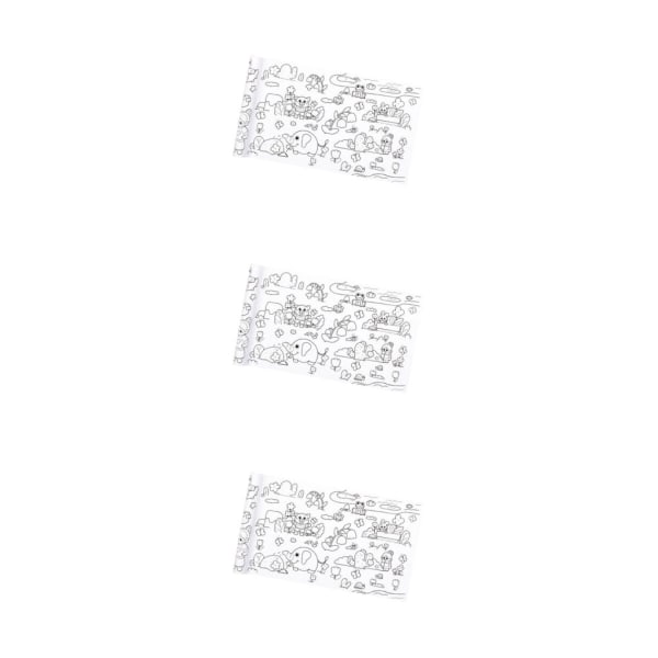 1/2/3 färgpappersrulle Färgbar 30cmx300cm Rich Patterns DIY Life 30 x 300cm 3Set