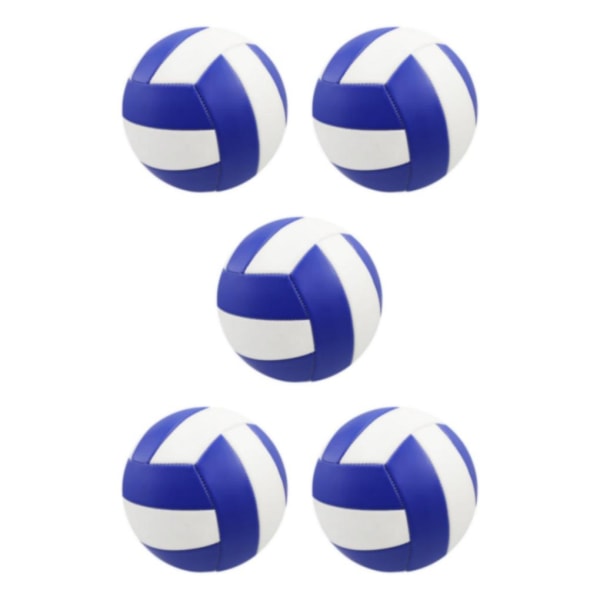 1/2/3/5 Premium officiell storlek 5 Volleybollträning Strandsporter Blue White Type 1 5PCS