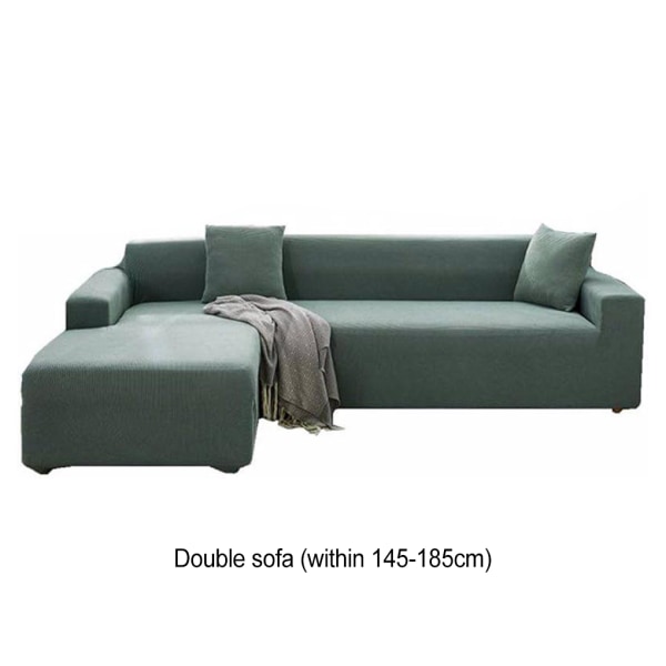 Moderiktigt och enkelt gjort med cover i polyester för att leva Double Sofa(Green)