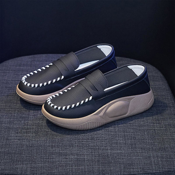 Casual Damskor Bekväma För Slip On Mjuk för Inomhus Black Size 39