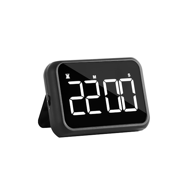 1/2/3/5 ABS Justerbar Volym Väckarklocka Med Radio - LED Stor black alarmFY502 5PCS