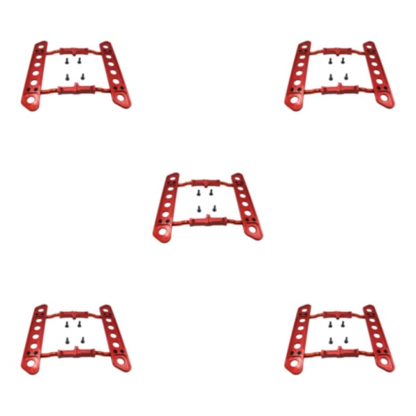 1/2/3/5 legering sidokollision Step Board pedaler för 1/10 axial Red 5Set