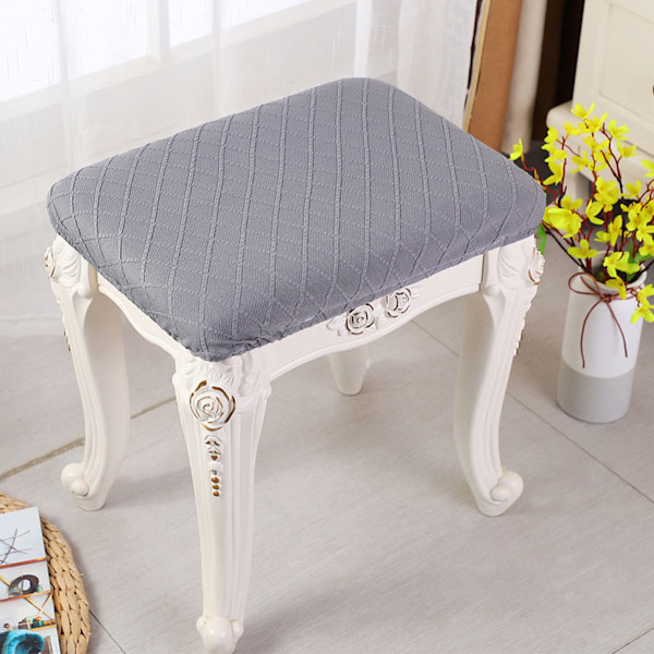 Stretch Vanity Stool Cover För Vardagsrum Och Sovrumsdekor Bar Begin