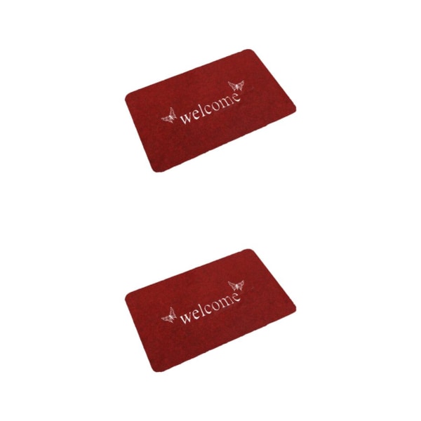 1/2/3 Superstark vattenabsorptionsprestanda Non-Slide Door Butterflies dark red 2Set