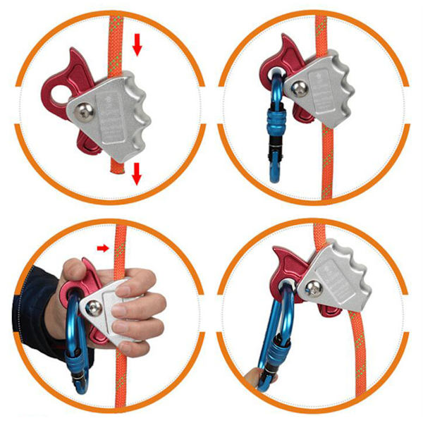 Arborist Tree Climbing Safety Lanyard Kit för säkert arbete With locking rope
