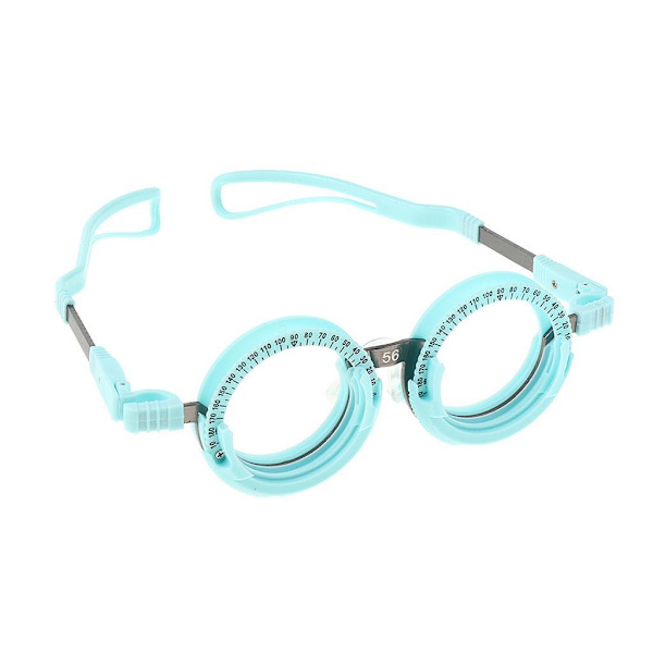 1/2/3/5 vuxen optisk provlinsram Glasögonoptometri Blue 56mm 2Set