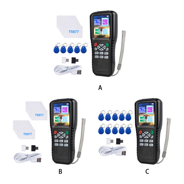 Plast Multi Frequency RFID Smart Card Programmer RFID Reader X100+10 5577