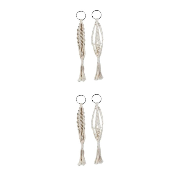 1/2/3 2st Air Plant Holder Handvävande Hängande Planterkruka 2 sets 35cm 2PCS