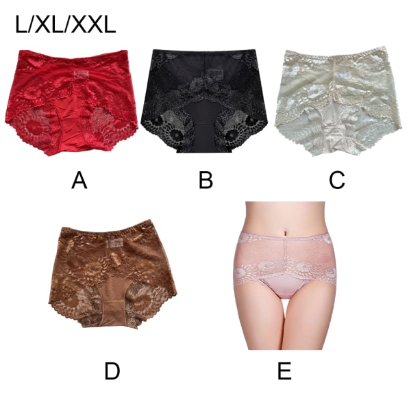 1/2/3/5 Summer Women Hollow Design Sexiga Underkläder Spets Mesh Skin Color XXL 1 Pc