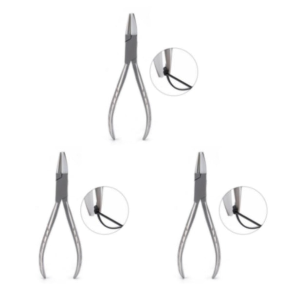 1/2/3/5 Glasögon Båg Tång Multi-Purpose för optiker YG1007 Approx. 15.5x5cm 3Set