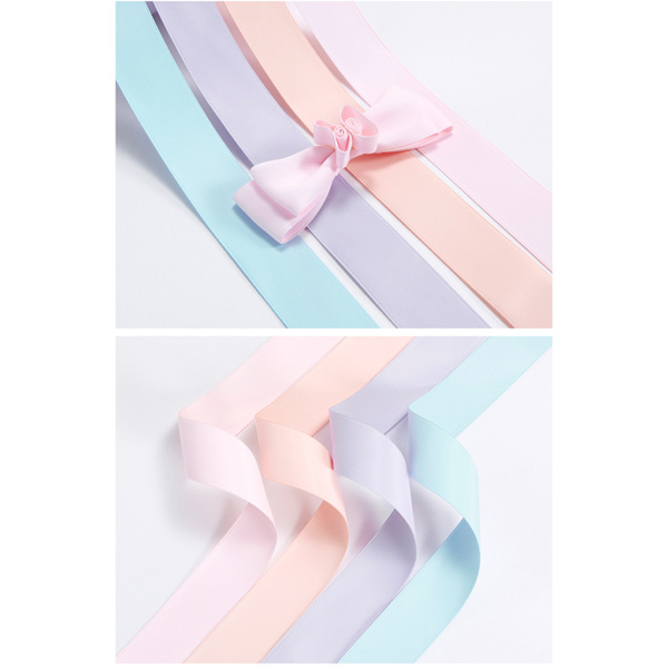 1/2/3/5 Fashionabla satinband för sömnad och hantverk - lätt att white 028 25mm 1 Pc